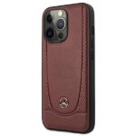 Mercedes MEHCP14LARMRE iPhone 14 Pro 6.1" Red Hardcase Leather Urban Bengale - imagine 2