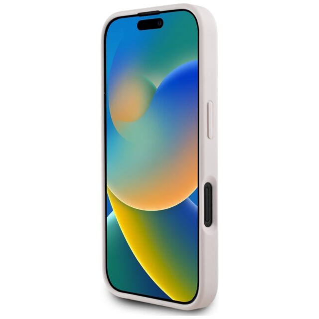 Case Guess 4G Circle Classic Logo MagSafe for iPhone 16 pink - imagine 5