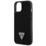 Guess GUHCP14SHDGTPK iPhone 14 / 15 / 136.1" black hardcase Rhinestone Triangle - imagine 6