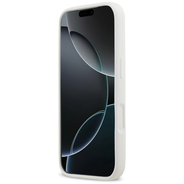 Case Karl Lagerfeld Silicone Karl Sketch & Logo MagSafe for iPhone 17 Pro white - imagine 5