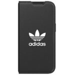 Adidas OR Booklet Case BASIC iPhone 14/ 15 / 13 6.1" black white 50181 - imagine 2