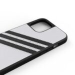 Adidas OR Moulded Case PU iPhone 12Pro Max white-black 42239 - imagine 5