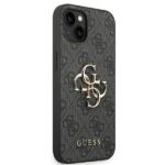 Guess GUHCP14S4GMGGR iPhone 14 / 15 / 13 6.1" grey hardcase 4G Big Metal Logo - imagine 4