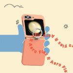 Araree case Aero Flex R Sam Z Flip6 peach coral AR20-02022C - imagine 9