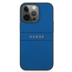 Guess GUHCP13LPSASBBL iPhone 13 Pro / 13 6,1" blue Saffiano Strap - imagine 3