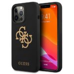 Guess GUHCP13LLS4GGBK iPhone 13 Pro / 13 6,1" black hard case Silicone 4G Logo