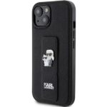 Karl Lagerfeld KLHCP15MGSAKCPK iPhone 15 Plus / 14 Plus 6.7" black hardcase Gripstand Saffiano - imagine 2