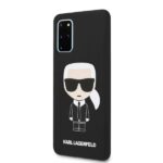 Karl Lagerfeld KLHCS67SLFKBK S20+ G985 hardcase black Silicone Iconic - imagine 2