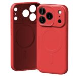 Mercury Semi-Silicone MagSafe Case for iPhone 17 Pro Red