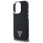 Guess GUHMP16XPGTSPSK iPhone 16 Pro Max 6.3" black hardcase Grained Triangle MagSafe - imagine 6