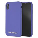 Karl Lagerfeld KLHCI61SLVOG iPhone  Xr hardcase violet Silicone