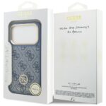 Case Guess 4G Strass Logo MagSafe for iPhone 17 Pro blue - imagine 8