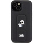 Karl Lagerfeld KLHCP15MGSAKCPK iPhone 15 Plus / 14 Plus 6.7" black hardcase Gripstand Saffiano - imagine 3