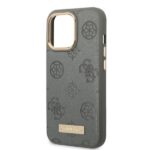 Guess GUHMP13LSAPSTG iPhone 13 Pro / 13 6,1" grey hardcase Peony Logo Plate MagSafe - imagine 6