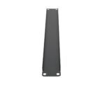 Extralink 1U 19" | Front Blank Panel | Black - imagine 4