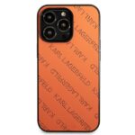 Karl Lagerfeld KLHCP13XPTLO iPhone 13 Pro Max 6,7" hardcase orange Perforated Allover - imagine 3