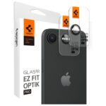 Camera cover Spigen Optik Pro Glas.TR  "EZ FIT" Camera Protector 2pcs for iPhone 16e black