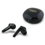 Headphones TWS Guess Flat Classic Logo Electroplated black