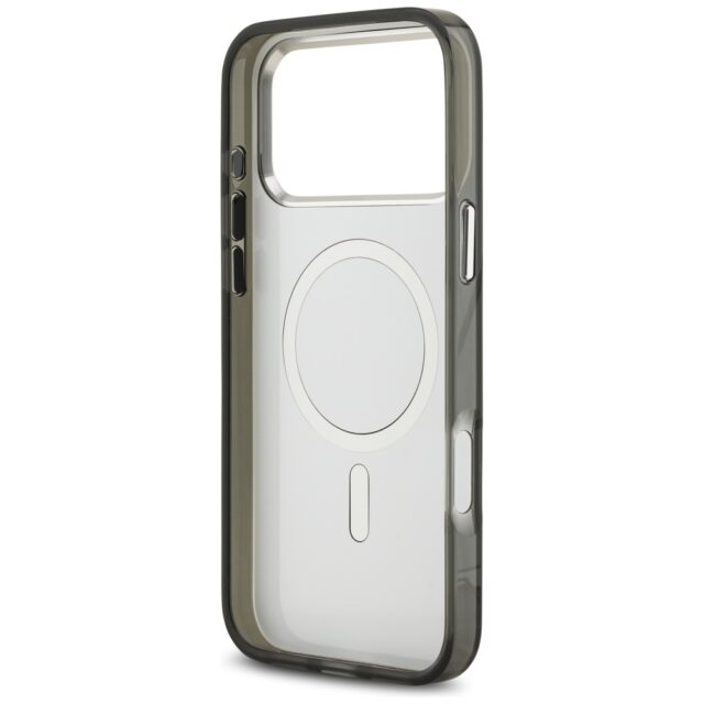 Karl Lagerfeld IML Aquarelle Karl & Choupette & Logo MagSafe Case for iPhone 17 Pro Max Black - imagine 7