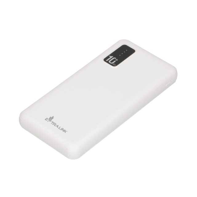 Extralink EPB-098W 10000mAh White | Powerbank | Power bank, USB-C - imagine 8