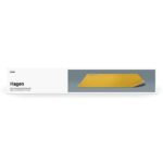 UNIQ Hagen double-sided magnetic desk pad yellow-gray/canary yellow-chalk grey - imagine 7