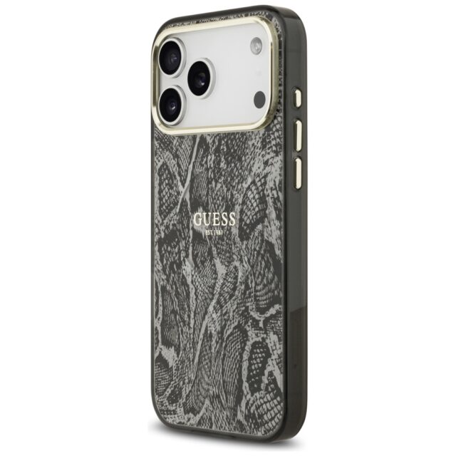 Guess Python Pattern MagSafe Case for iPhone 17 Pro Max Black - imagine 2