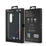 Case BMW BMHMZFD623PUDTK Z Fold6 F956 black hardcase Carbon Tricolor - imagine 7
