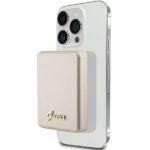 Guess Induction Powerbank 5W GUPBM3ALGSGD 3000mAh gold MagSafe Metal Script Logo