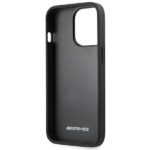 AMG AMHCP14XDOLBK iPhone 14 Pro Max 6.7" black hardcase with Leather Hot Stamped design - imagine 7