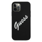 Guess GUHCP12LLSVSBW iPhone 12 Pro Max 6,7" black white hardcase Silicone Vintage - imagine 3