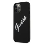 Guess GUHCP12LLSVSBW iPhone 12 Pro Max 6,7" black white hardcase Silicone Vintage - imagine 2