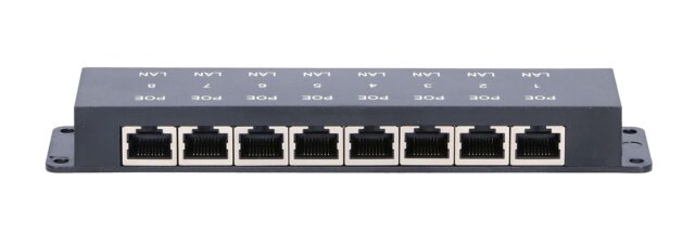 Extralink 8 Port | PoE Injector | 8x 100Mb/s RJ45 - imagine 3