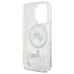 Karl Lagerfeld KLHMP16XLGKCSGH iPhone16 Pro Max 6.9" hardcase transparent Liquid Glitter Karl&Choupe - imagine 7