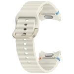 Sport Band Strap Samsung ET-SNL31LWEGEU for Watch 7 / 6 / 5 / 4 20mm M/L cream - imagine 3