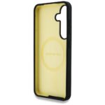 Case AMG Oversize Rhombs MagSafe for Samsung Galaxy S25 black - imagine 7