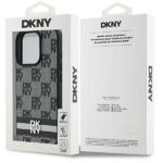 DKNY DKHCP16LPCPTSSK iPhone 16 Pro 6.3" black hardcase Checkered Pattern & Printed Stripes - imagine 8
