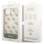 Guess GUHCP14MHG4MHA iPhone 14 Plus / 15 Plus 6.7" khaki hardcase 4G Pattern Script - imagine 8
