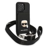 Karl Lagerfeld KLHCP13XSAKHPK iPhone 13 Pro Max 6,7" hardcase Saffiano Metal Karl Head - imagine 4