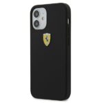 Ferrari FESSIHCP12SBK iPhone 12 mini 5,4" black hardcase On Track Silicone - imagine 2