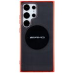 AMG AMHMS24L23HBCK S24 Ultra S928 black hardcase with Transparent Bicolor and MagSafe - imagine 3