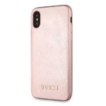 Guess GUHCPXSLSAPI iPhone X/Xs pink hard case Saffiano - imagine 2