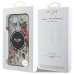Case Guess IML Flowers MagSafe for iPhone 16e black - imagine 8