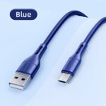 USAMS U68 microUSB 2A Fast Charge 1m blue SJ502USB03 (US-SJ502) - imagine 9