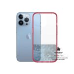 PanzerGlass ClearCase iPhone 13 Pro 6,1"Antibacterial Military grade Strawberry 0340 - imagine 3