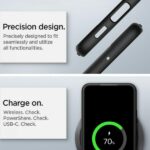 Spigen Ultra Hybrid Samsung S901 S22Matte Black ACS03989 - imagine 7