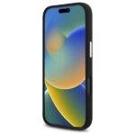 Guess GUHCP16LM4DGPK iPhone 16 Pro 6.3" black hardcase Silicone Logo Strass 4G - imagine 5