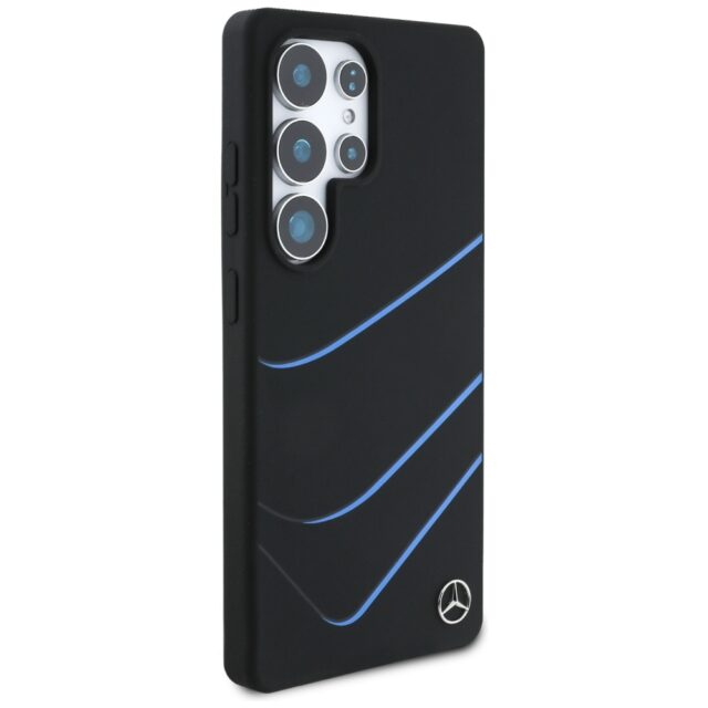 Mercedes Silicone Contrasted Curves MagSafe Case for Samsung Galaxy S25 Ultra Black - imagine 4