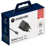 Charger wall Motorola TurboPower 33W USB-A with cable USB-A to USB-C 1m black - imagine 8