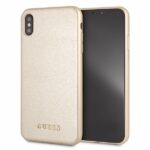 Guess GUHCI65IGLGO iPhone Xs Max gold hard case Iridescent