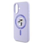 Karl Lagerfeld KLHMP16MSCMKCRHU iPhone 16 Plus 6.7" purple hardcase Silicone Karl&Choupette - imagine 6